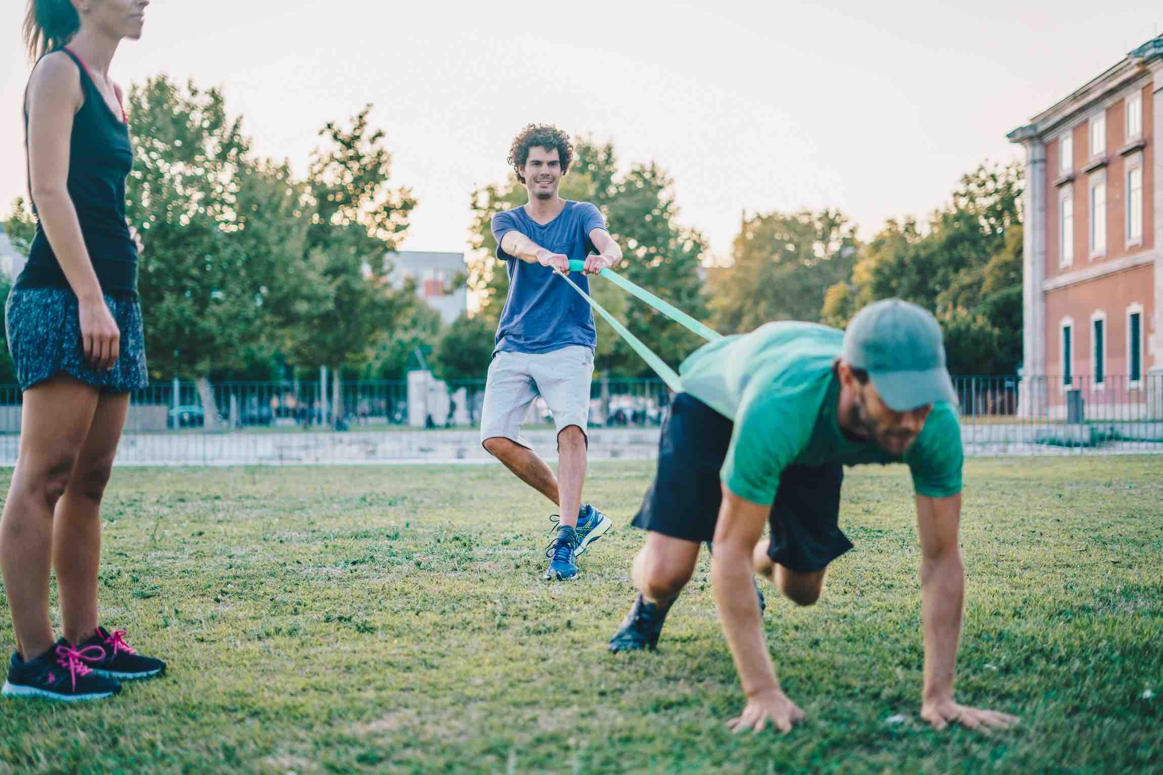 fitness consultants outdoor natural fitness class